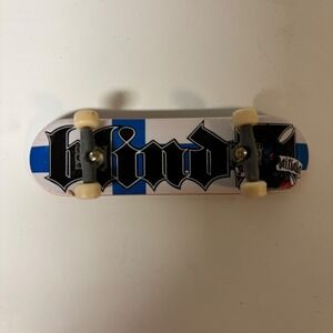 Tech Deck Blind Skateboards Fingerboard Blue White Graphic Miniature Skateboard
